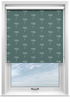 Miami Sunset, Jade - Twist&Fit Roller Blind